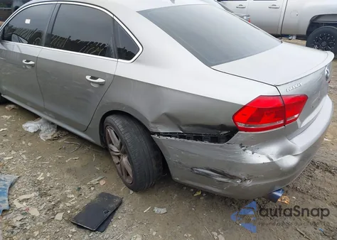 2012 Volkswagen Passat 3.6L V6 Se from USA, damaged, VIN 1VWBM7A35CC094116